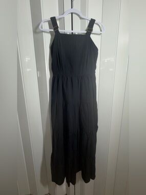 Joie Black Tiered Maxi Dress with Adjustable Straps